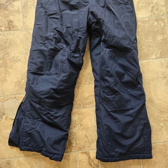 Lands' End Navy Blue Snow Bib Overalls Snow Suit Unisex Youth Size 10 - Picture 4 of 9